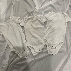 Carter's White Kids Bodysuit Trio